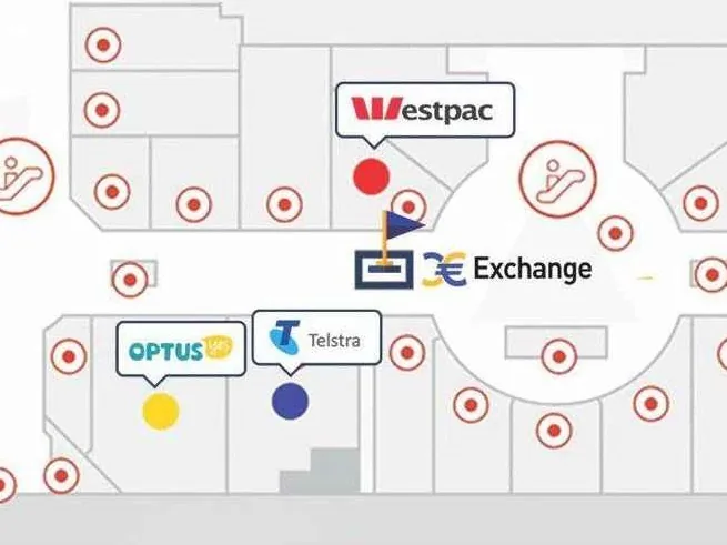 XC Exchange Eastland Ringwood branch location map in Australia